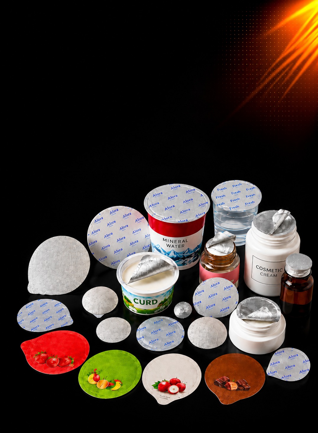 Premium Aluminum Lids for Safe Packaging